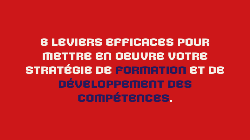 stratégie de formation et de développement des compétences